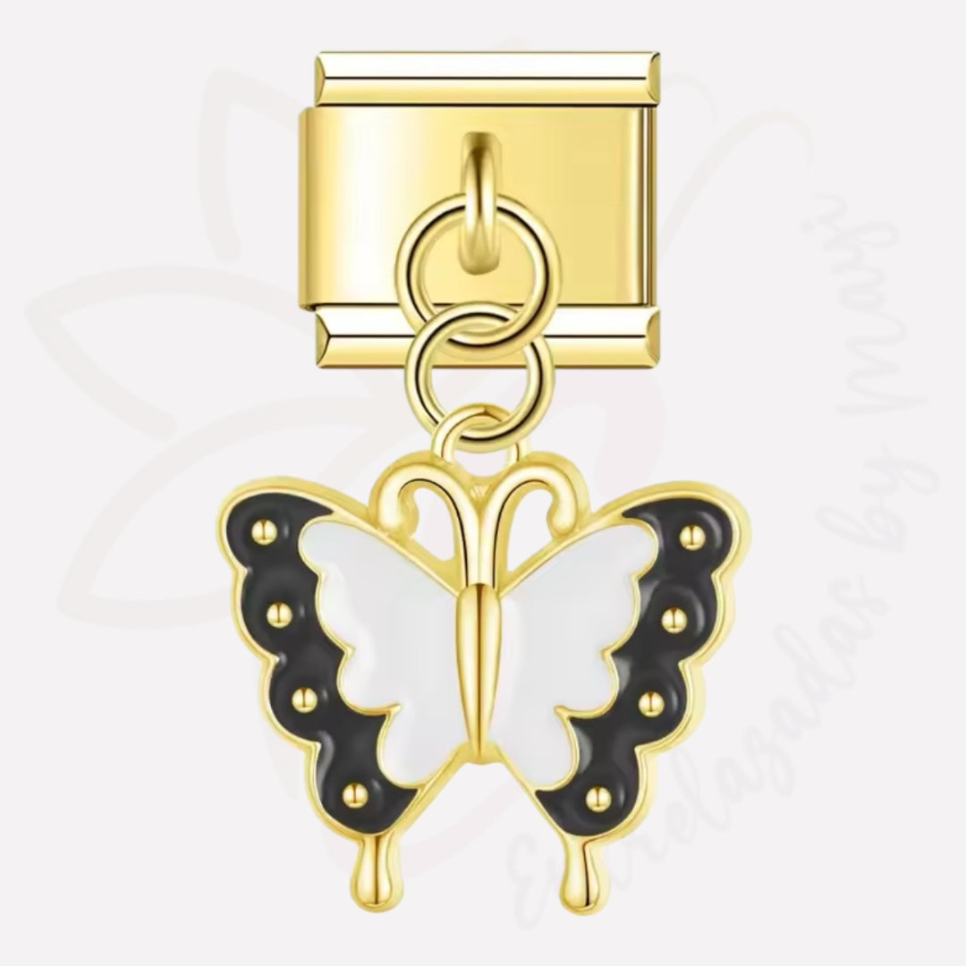 Link Italian Bracelets Charms -Gold Color-