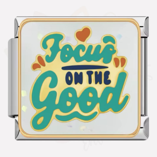 Link Italian Bracelets Charms Phrases/Words -Silver Color-