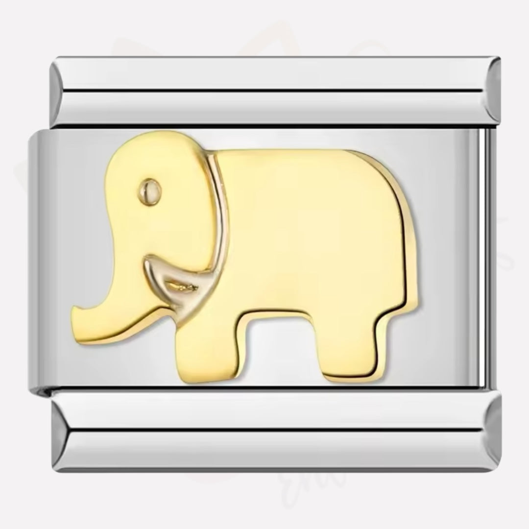 Link Italian Bracelets Charms -Silver Color-