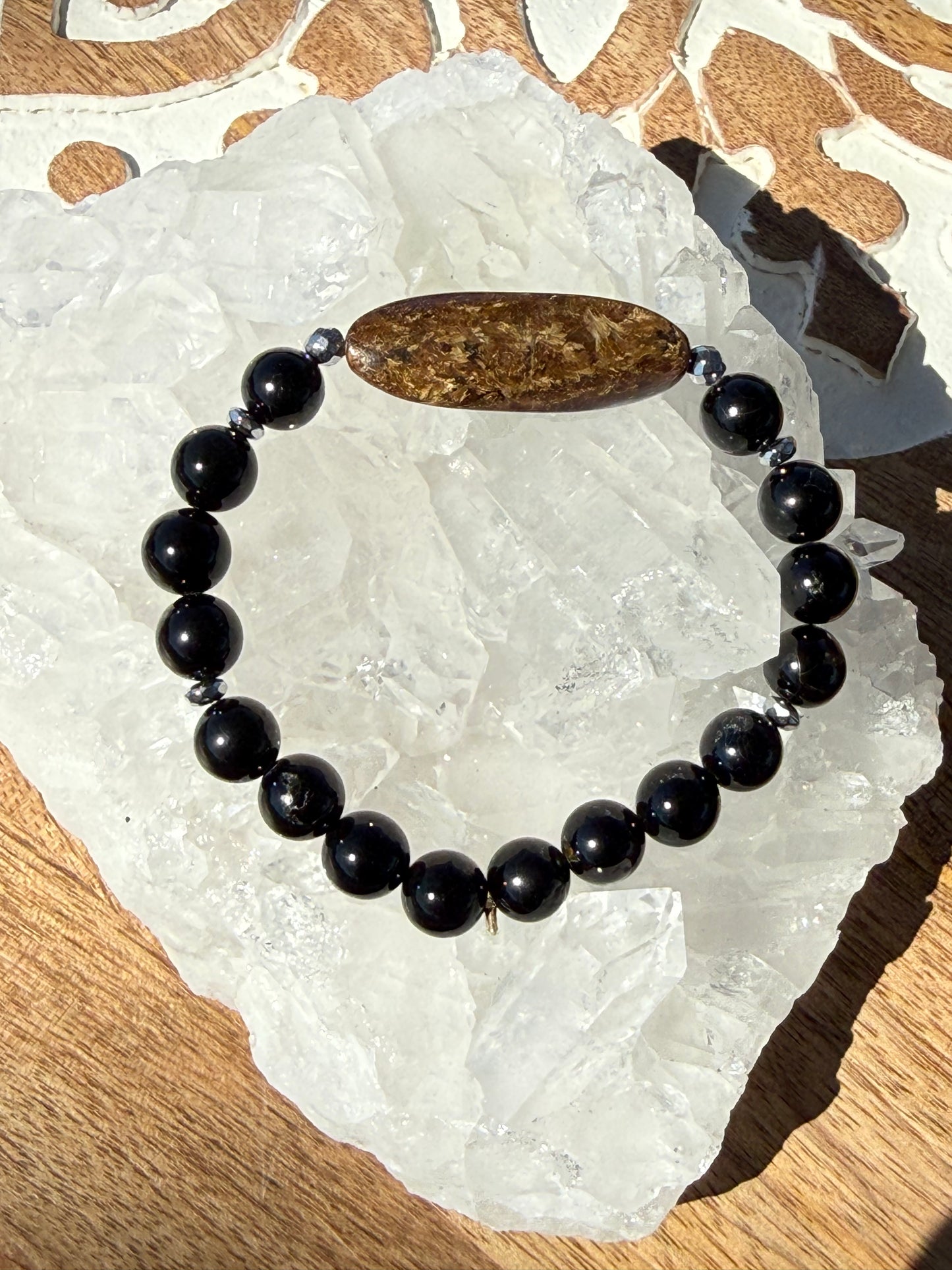 Pulseras de Piedra Naturales elásticas