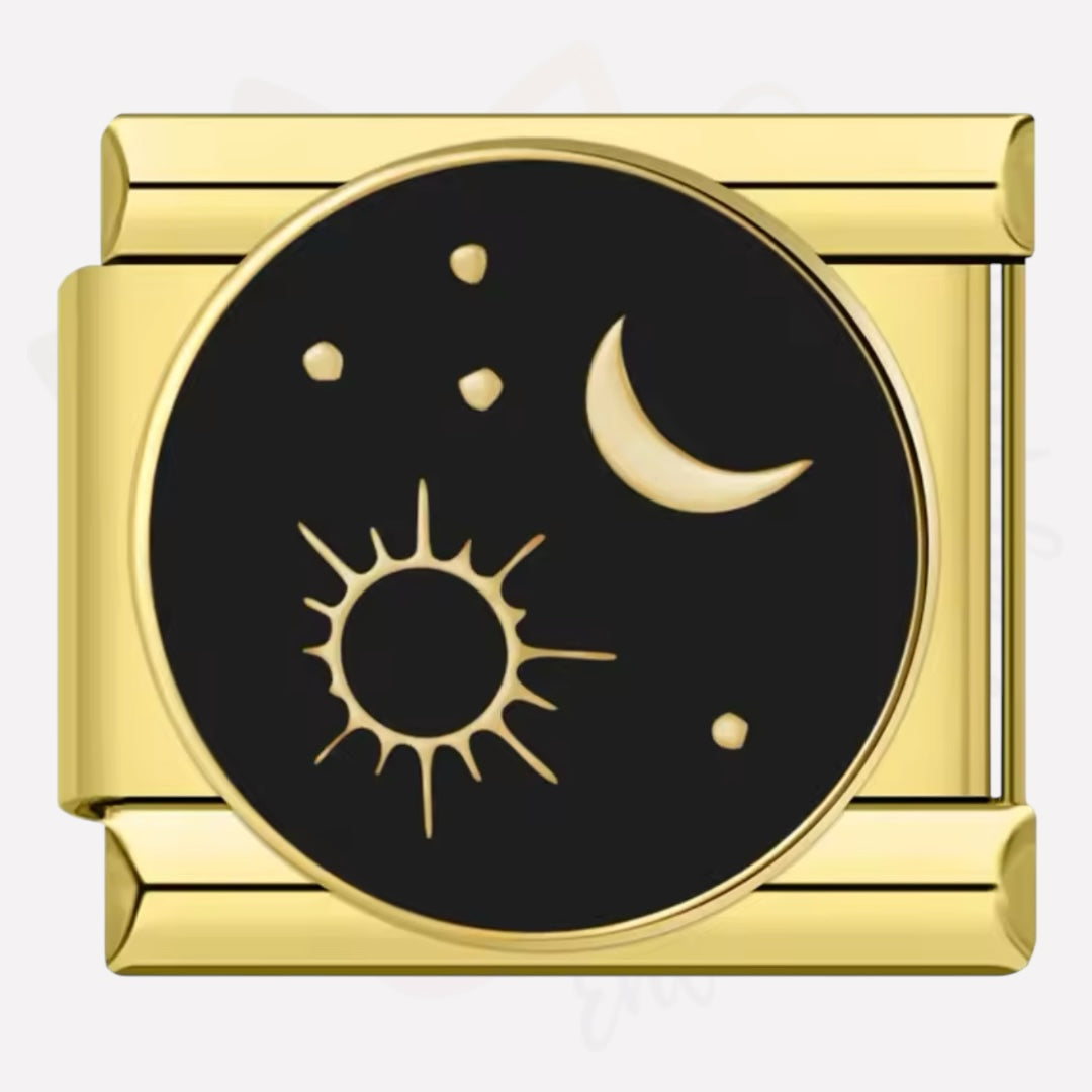 Link Italian Bracelets Charms -Gold Color-