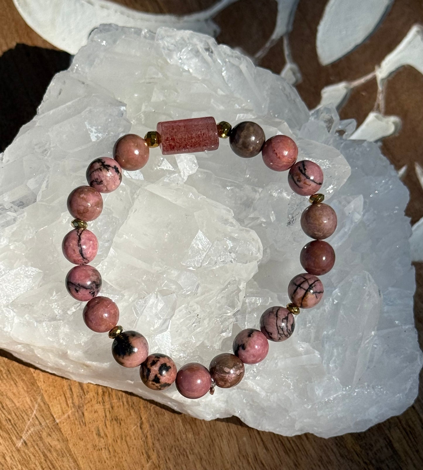 Pulseras de Piedra Naturales elásticas