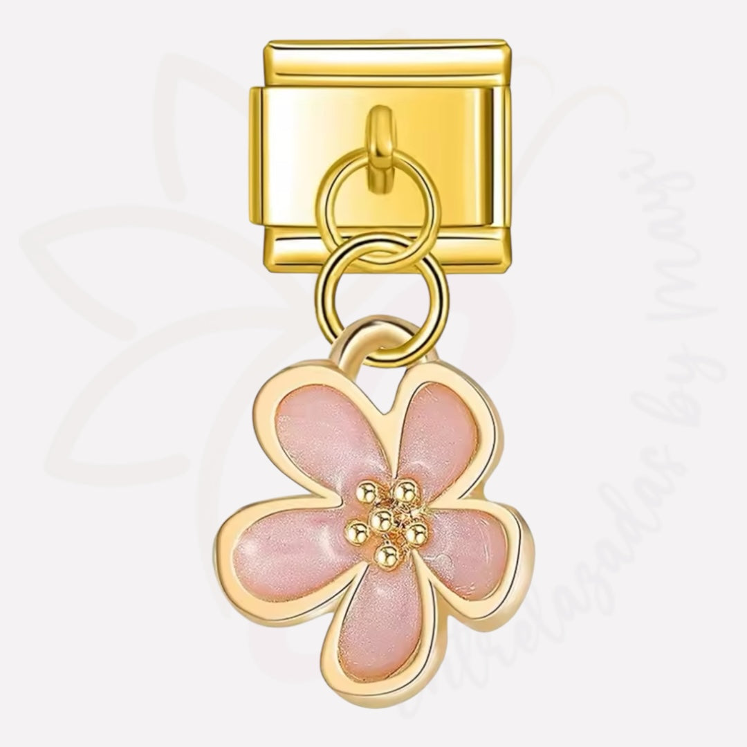 Link Italian Bracelets Charms -Gold Color-