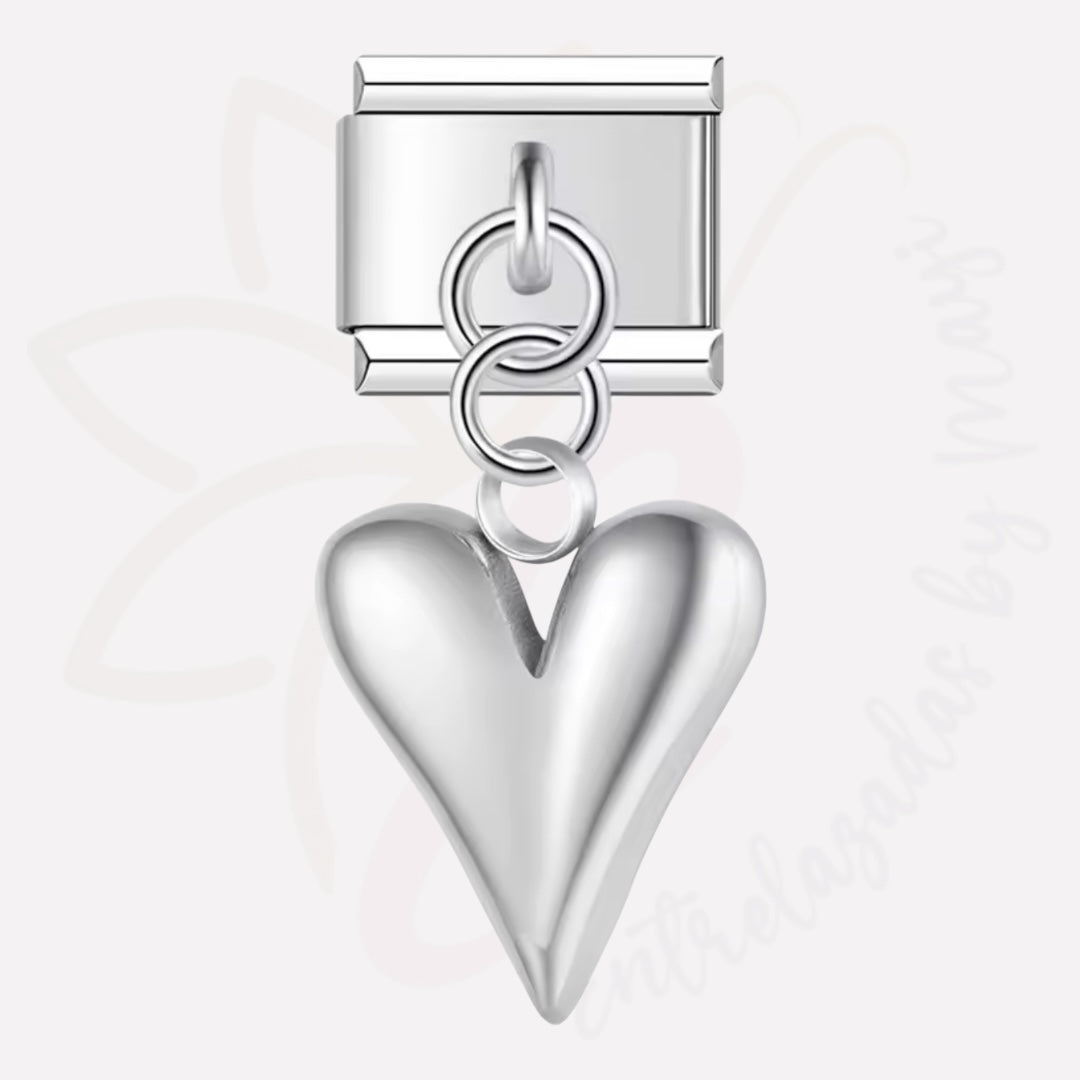 Link Italian Bracelets Charms -Silver Color-