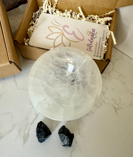Selenite bowl