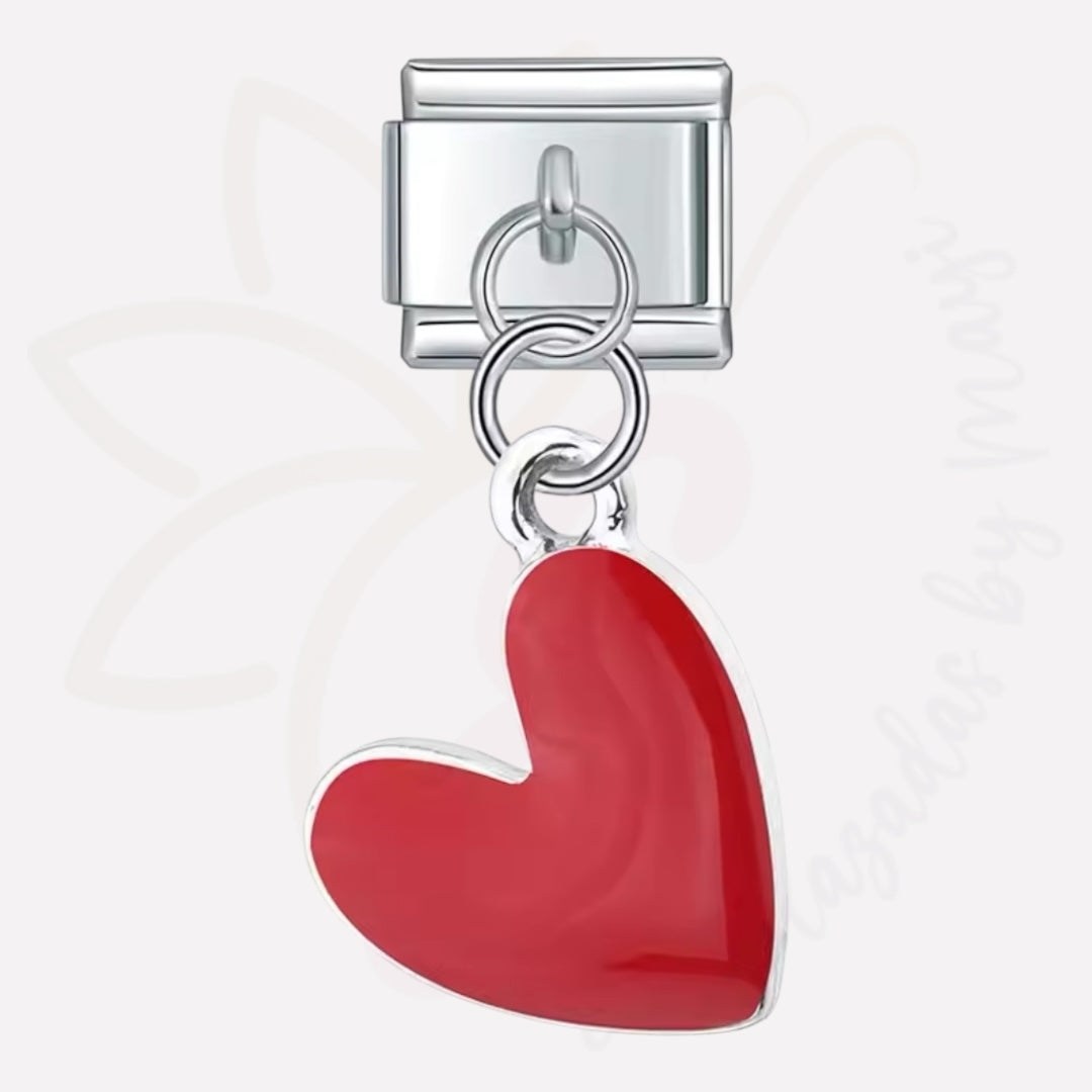 Link Italian Bracelets Charms -Silver Color-