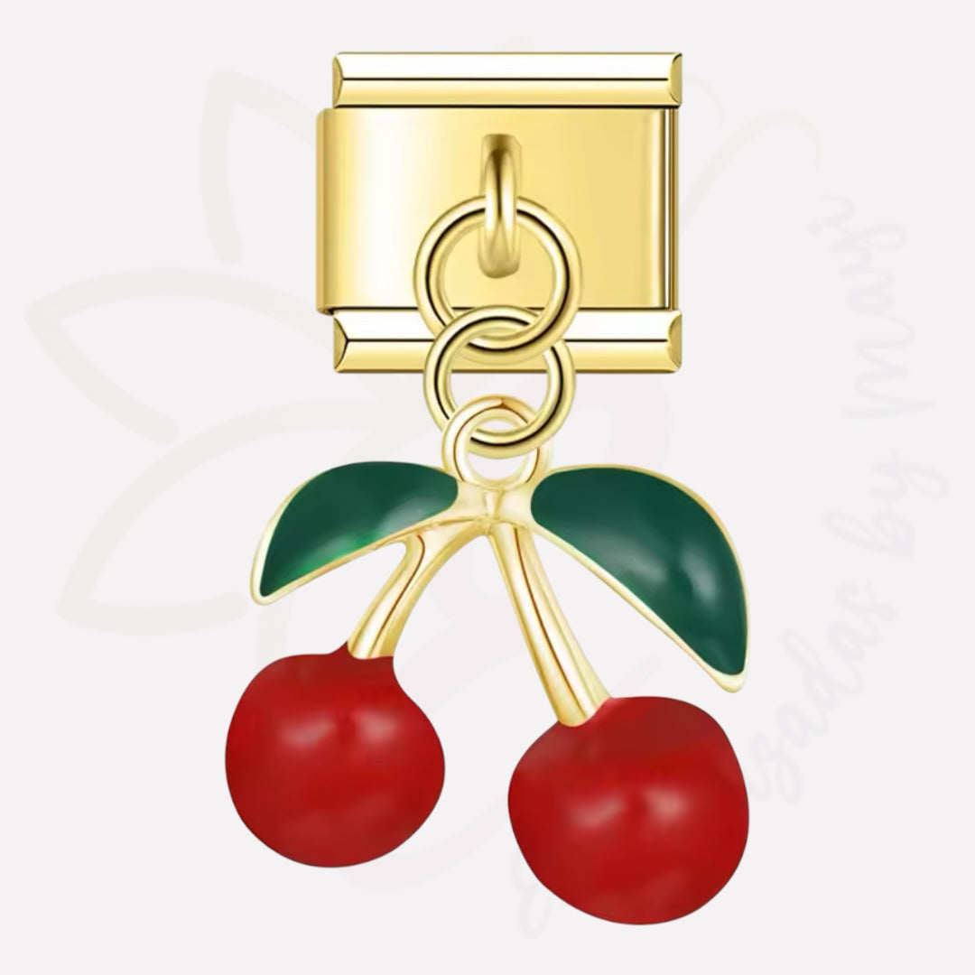 Link Italian Bracelets Charms -Gold Color-